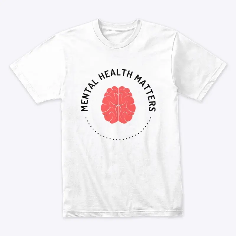 MENTAL HEALTH MATTERS Red BRAIN DESIGN