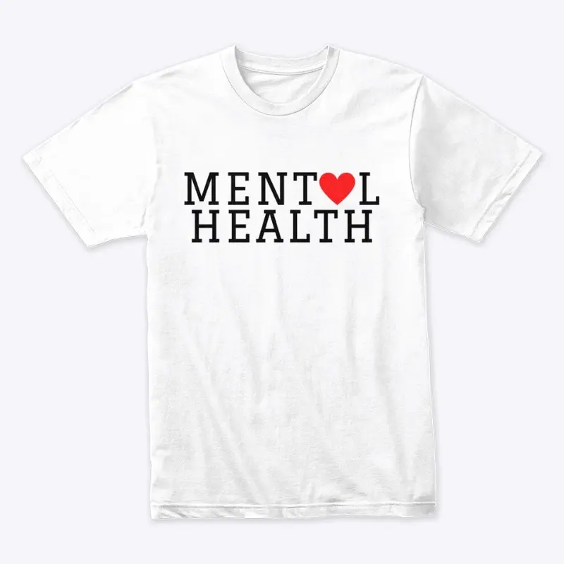  MENTAL HEALTH HEART  BLK EDITION