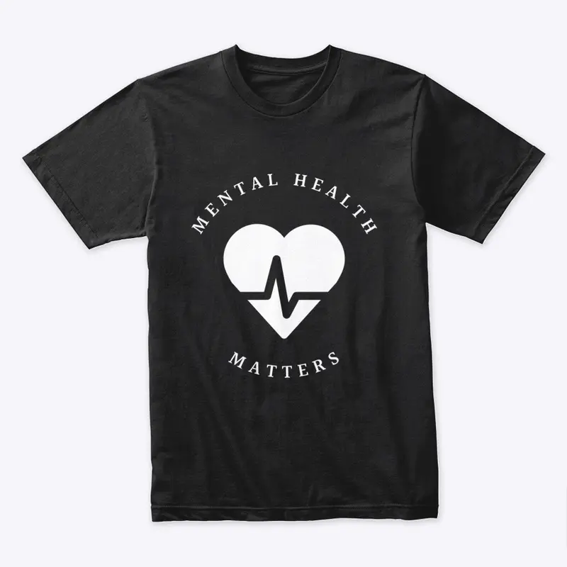 Mental Health Matters Heart Design